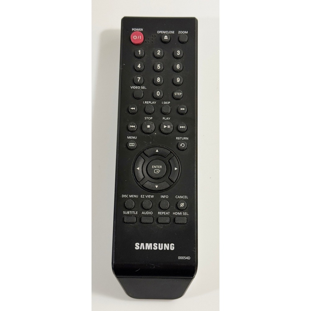 Samsung Remote Control DVD Player Black 00054D Replacement Accessory
